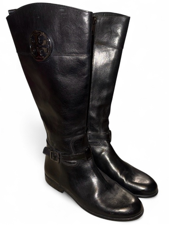 Tory Burch Shoes - Tory Burch black leather knee-high boots